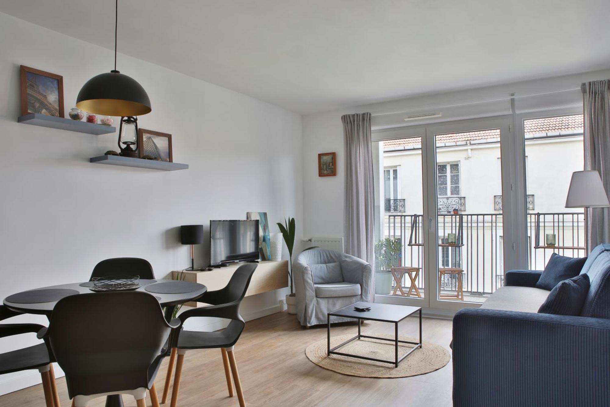 "Starry In So" 47M2, Lits Jumeaux, Parking Gratuit, Rue Calme Et Arboree, Metro 10 Min, Stade De France 24Min A Pied Сент-Уен Екстериор снимка